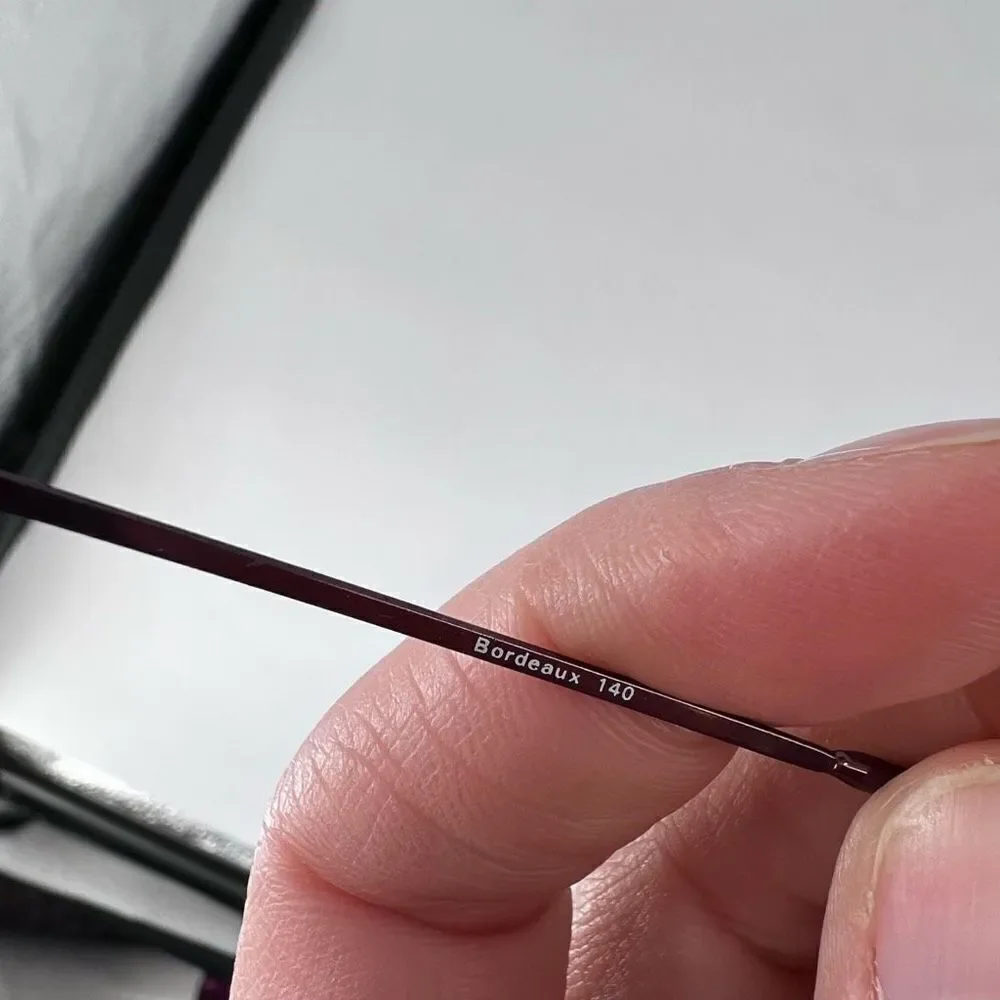 Vintage Dove‎ by Jalapenos Bordeaux 140 Prescription Lenses Optical Eyeglasses